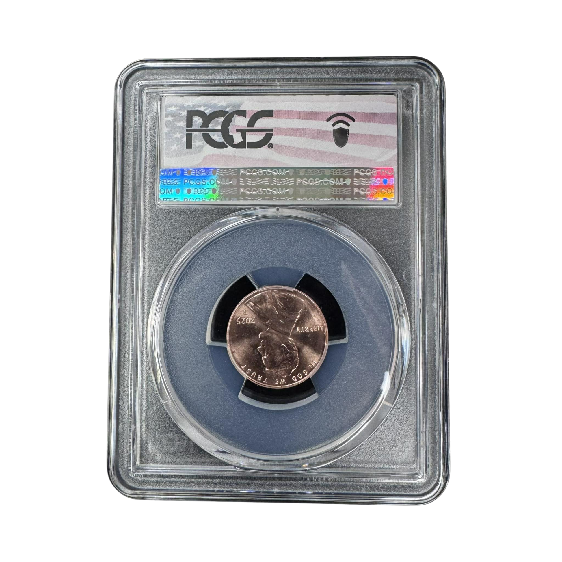 2025-D Lincoln Shield Cent - PCGS MS66 RD – Lincoln Label - CoinsTV