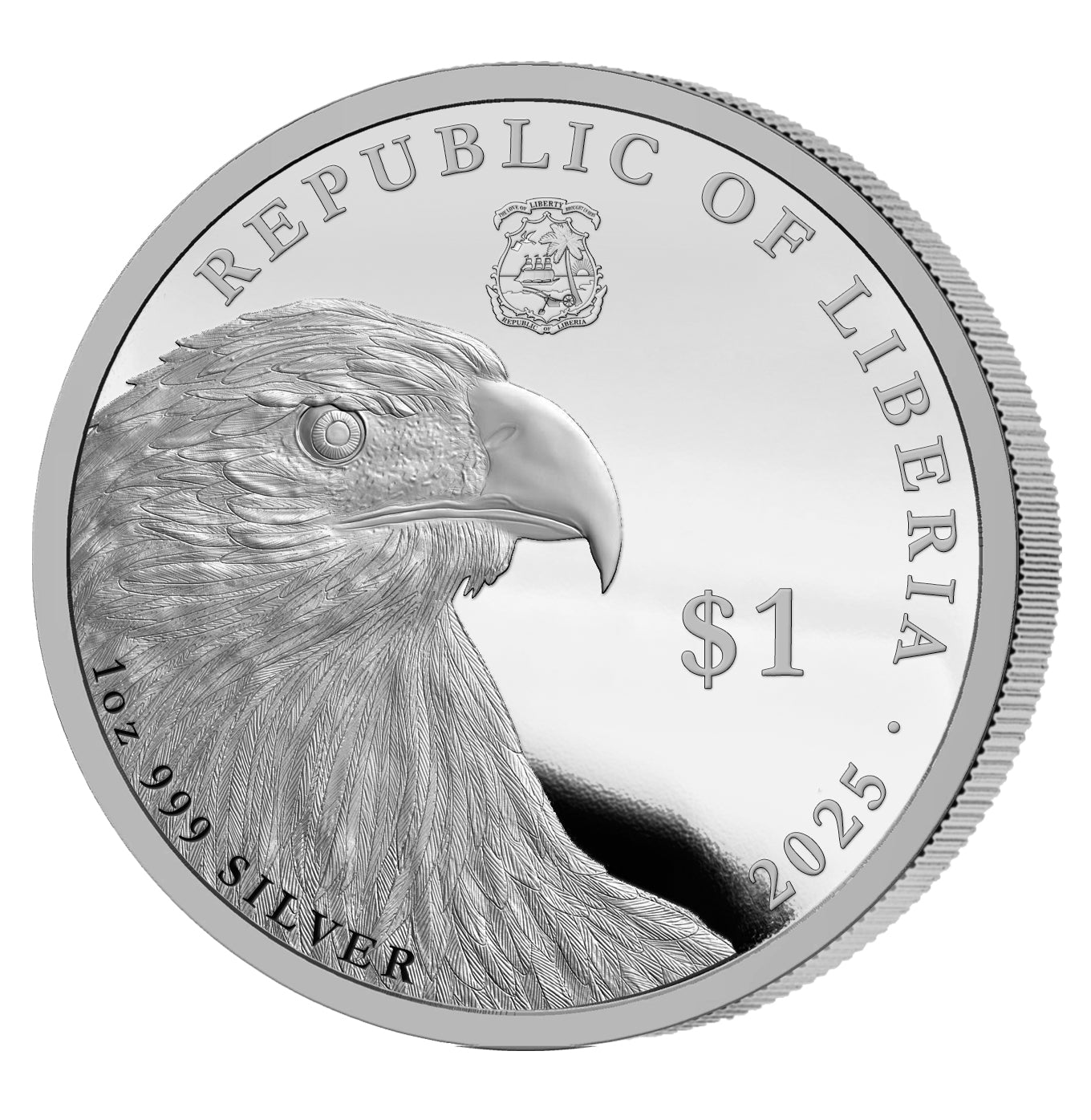 2025 Liberia Trump Caesar 1 oz Silver Coin NGC PF 70 UCAM FR - CoinsTV
