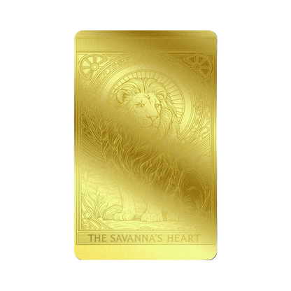 2026 Liberia The Savanna's Heart 1/200 oz Gold Coin in Card