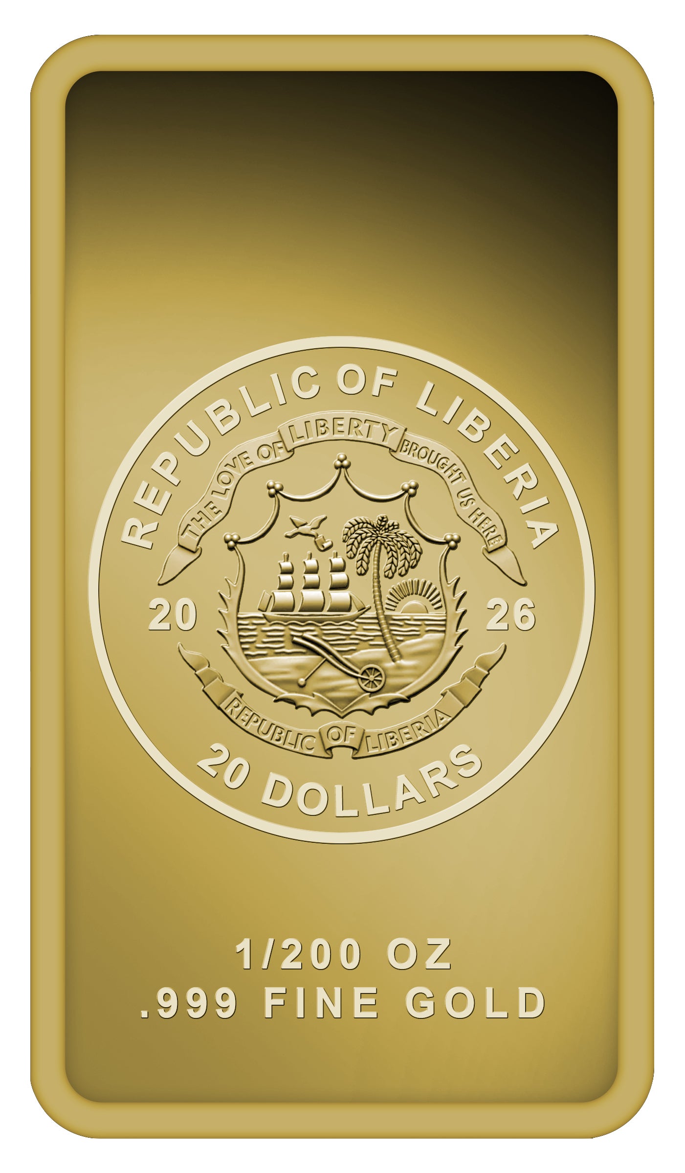 2026 Liberia End of Trail 1/200 oz Gold Coin