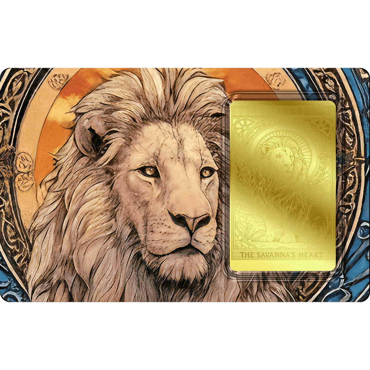 2026 Liberia The Savanna's Heart 1/200 oz Gold Coin in Card