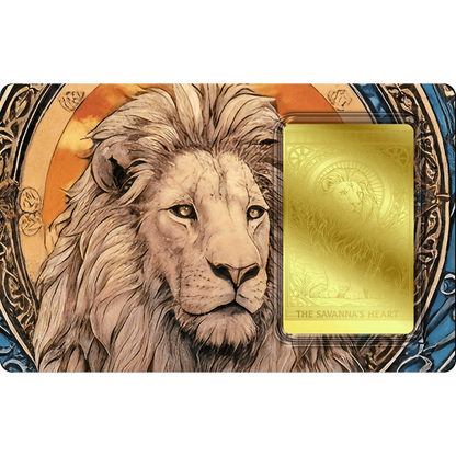 2026 Liberia The Savanna's Heart 1/200 oz Gold Coin in Card