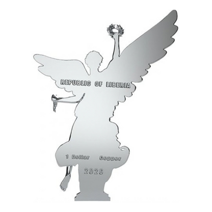 2026 Liberia Angel of Independence 11g Copper Coin Blind Box