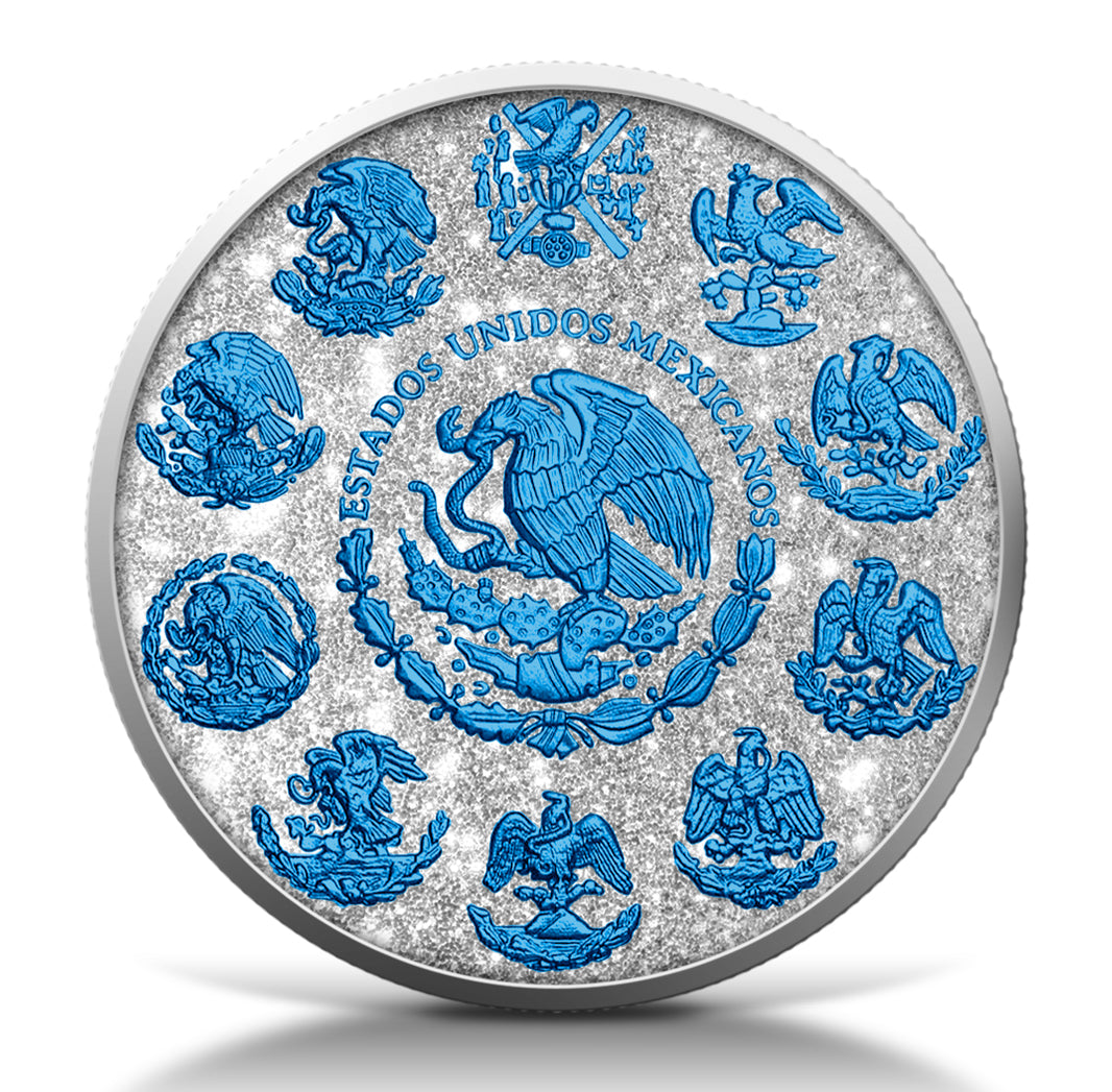 2024 Mexico Libertad Diamond Dust Ice Edition 1 oz Silver Coin