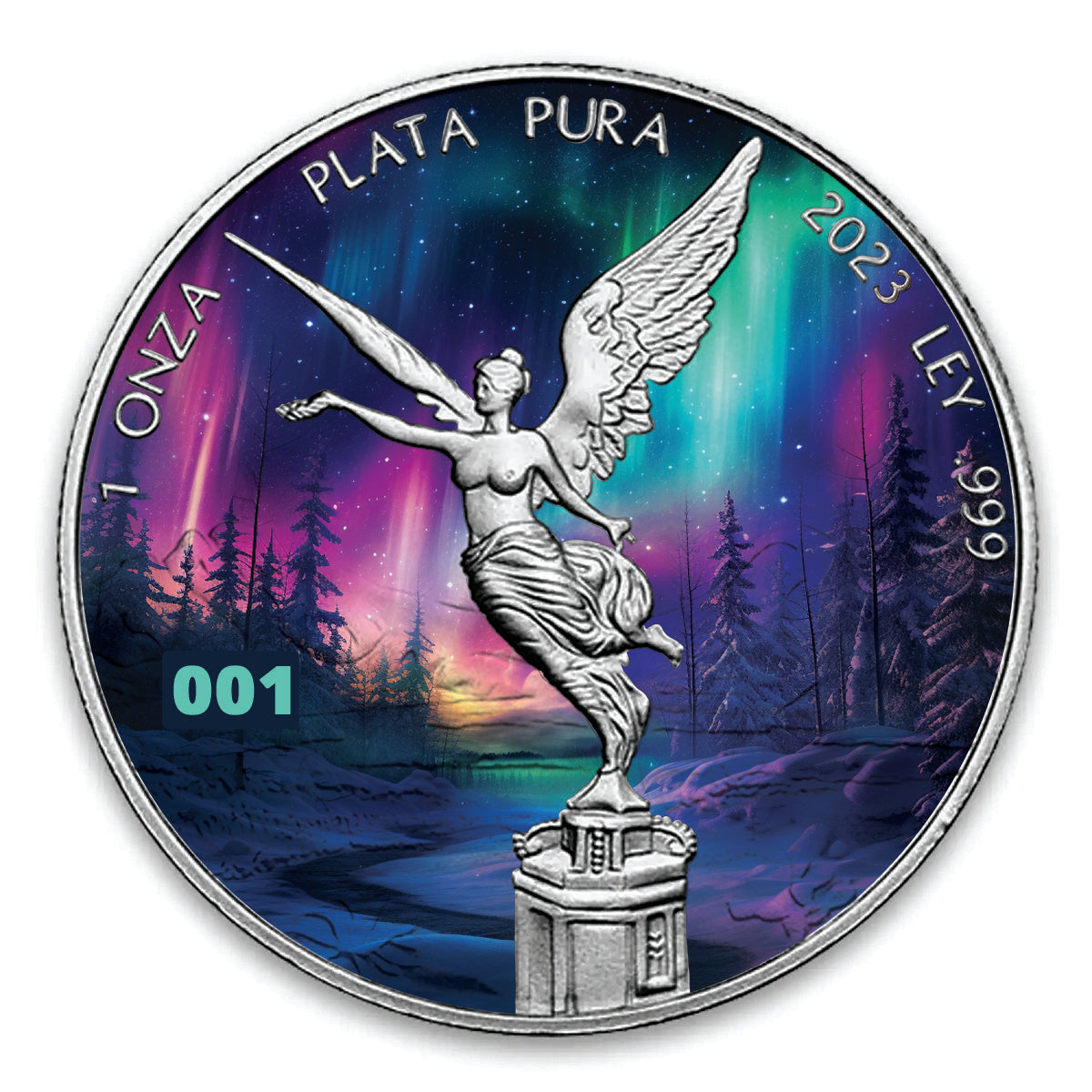 2023 Northern Lights 1 oz Silver Libertad - CoinsTV