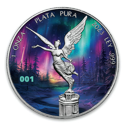 2023 Northern Lights 1 oz Silver Libertad - CoinsTV