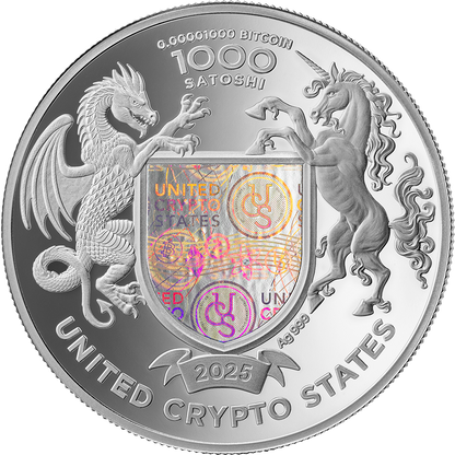2025 United Crypto States Libertad 1 oz Silver Coin