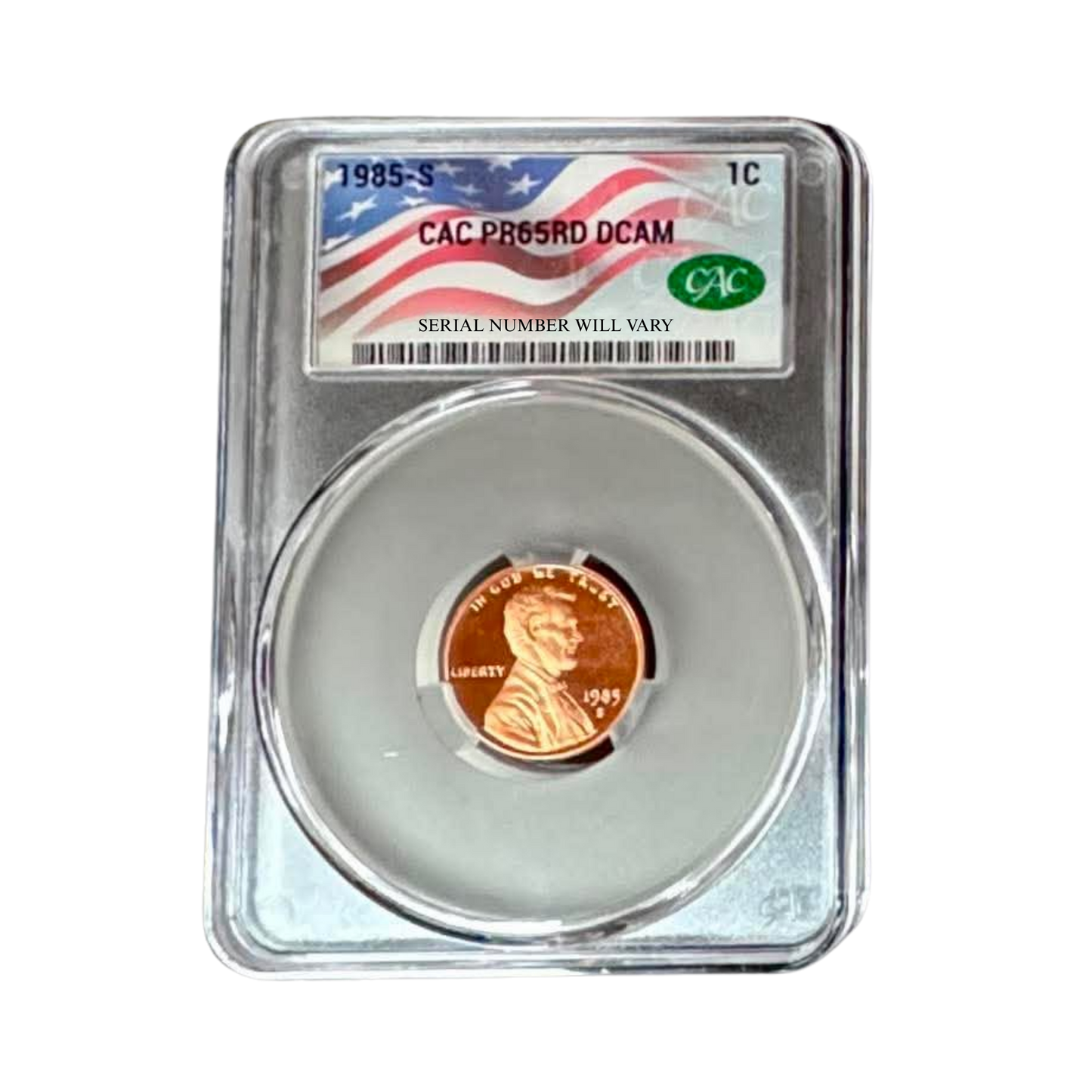 1985-S Lincoln Cent CAC Proof RD DCAM – Mixed Grade Grab Bag