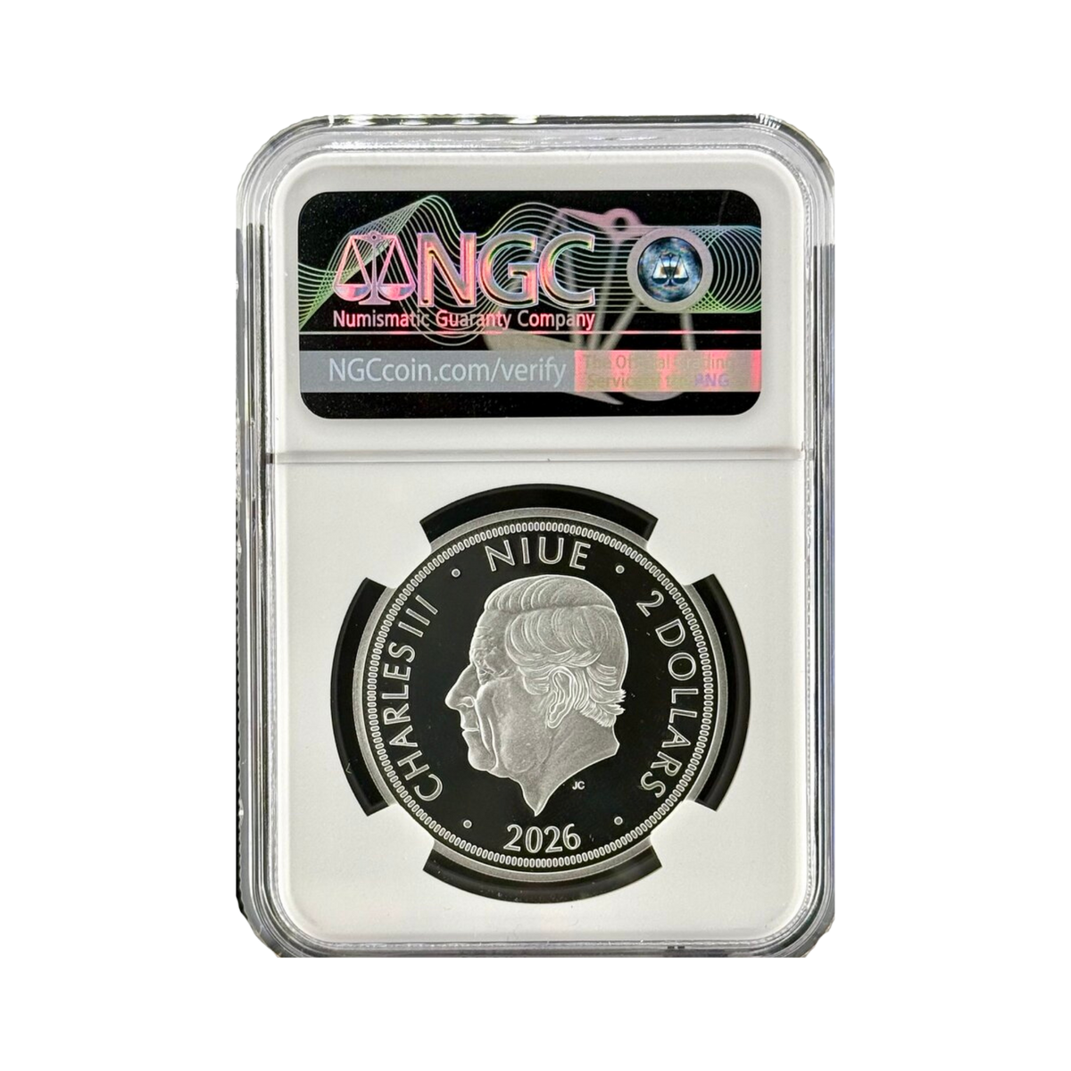 2026 Niue Czech Lion Hologram 1 oz Silver Coin - NGC PF70 UCAM