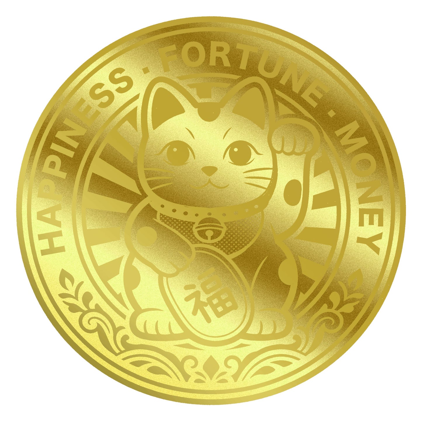2026 Liberia Lucky Cat 1/1000 oz Gold Coin in Card