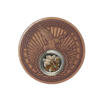 2026 Mesa Grande Treasures Of The U.S. David Ryder Edition 1 oz Brass Antiqued BU Grab Bag