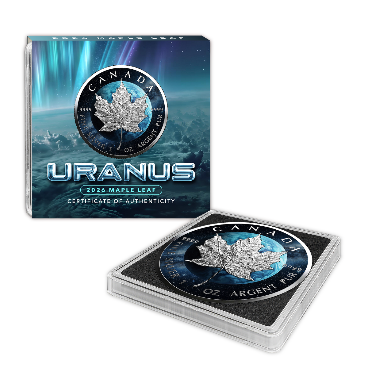 2026 Uranus Maple Leaf - Planets of the Solar System Series