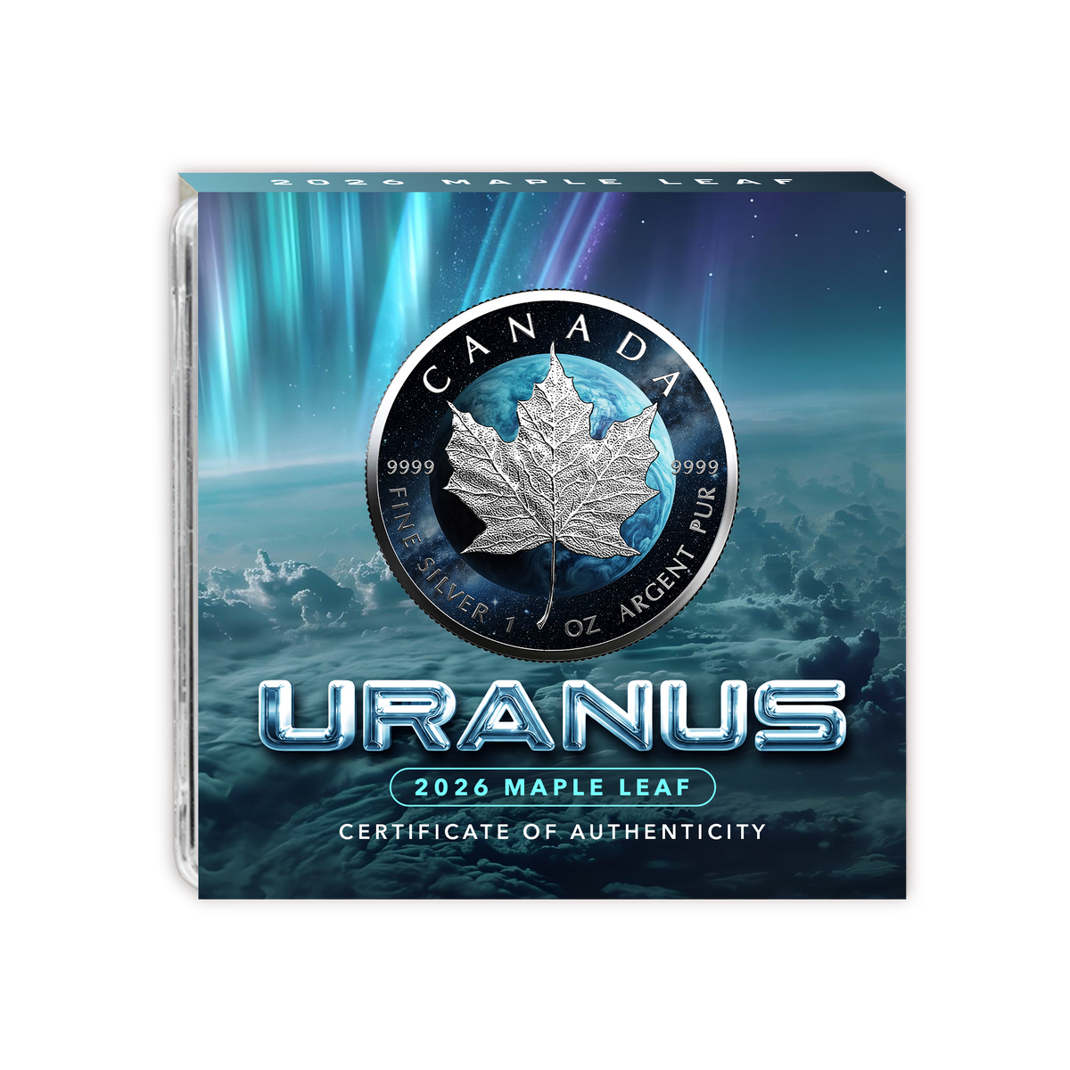 2026 Uranus Maple Leaf - Planets of the Solar System Series
