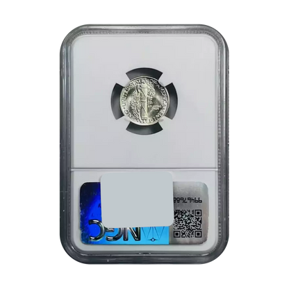 1938-S Mercury Dime San Francisco - NGC MS66 FB CAC - CoinsTV