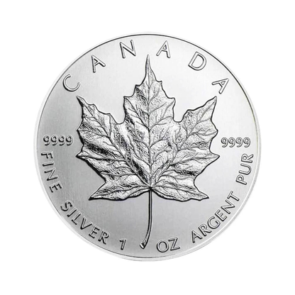 $5 Canadian Maple Leaf 1 oz Silver Random Year - Brilliant Uncirculated - CoinsTV