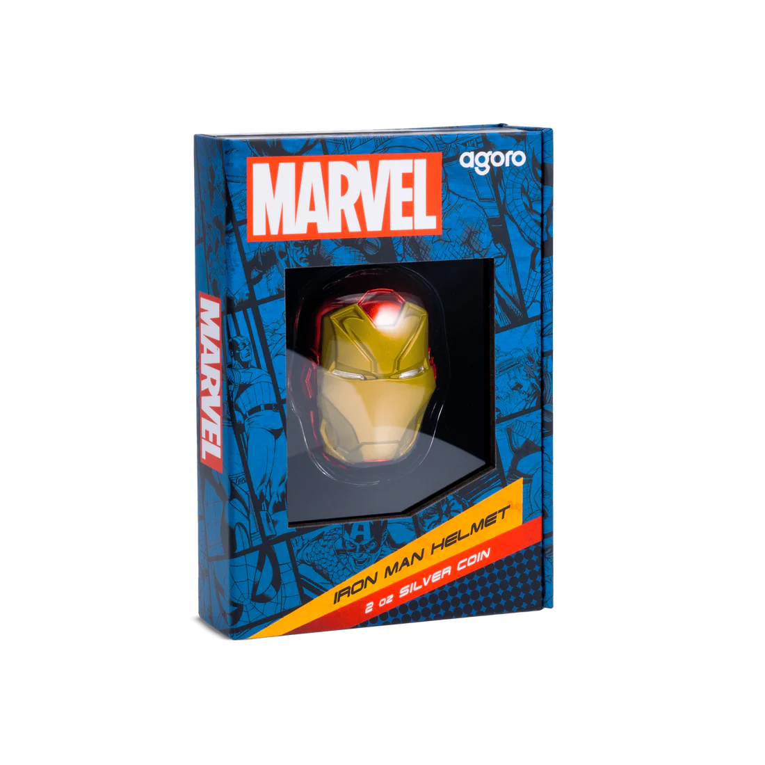 2024 Marvel - Iron Man Helmet 2oz Silver - 2D - CoinsTV