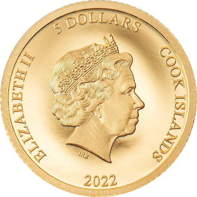 2022 Cook Islands Matterhorn .9999 0.5g Gold Proof Coin - CoinsTV