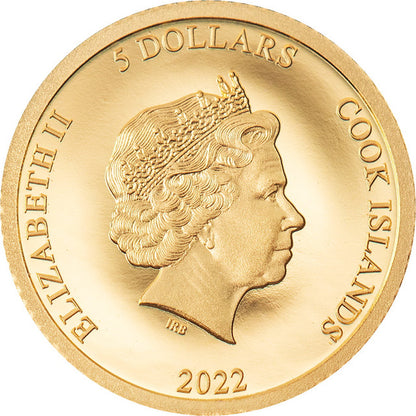 2022 Cook Islands Matterhorn .9999 0.5g Gold Proof Coin - CoinsTV