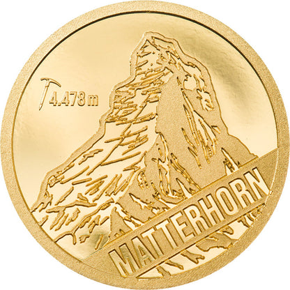 2022 Cook Islands Matterhorn .9999 0.5g Gold Proof Coin - CoinsTV