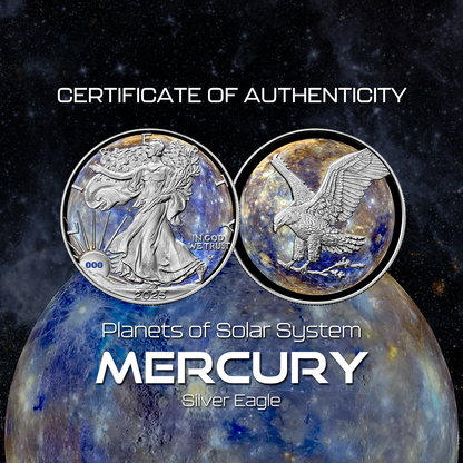 2025 Mercury Silver Eagle - Planets of the Solar System Series