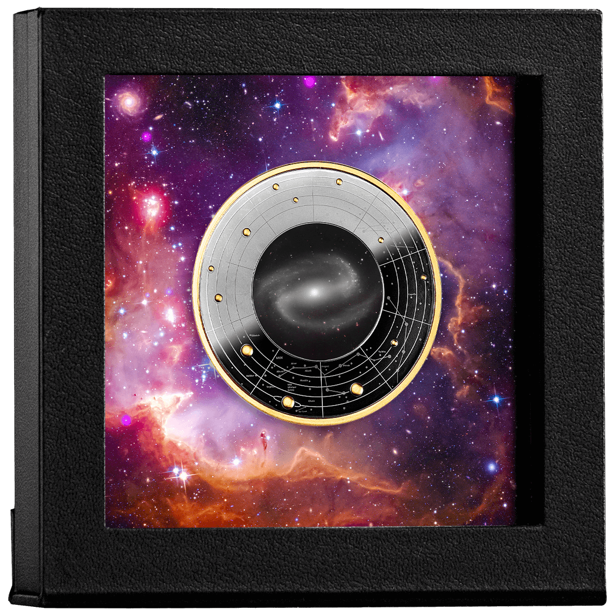 2024 Cameroon Galaxies - Messier 100NGC 17.5g Silver Coin - CoinsTV