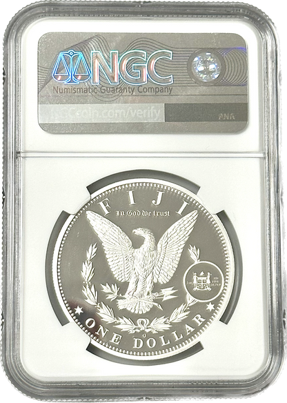 2023-O Morgan $1 Fiji Silver Tribute - NGC In God We Trust Label PF70 Ultra Cameo Early Release