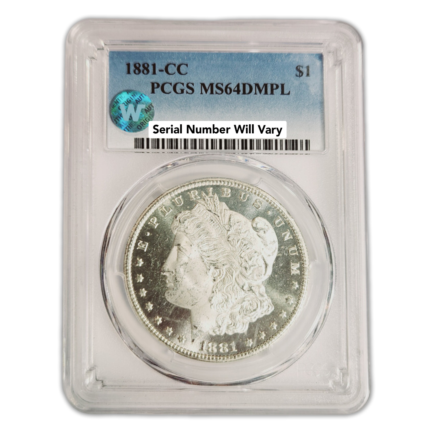 1881-CC Morgan Silver Dollar Carson City - PCGS MS64DMPL