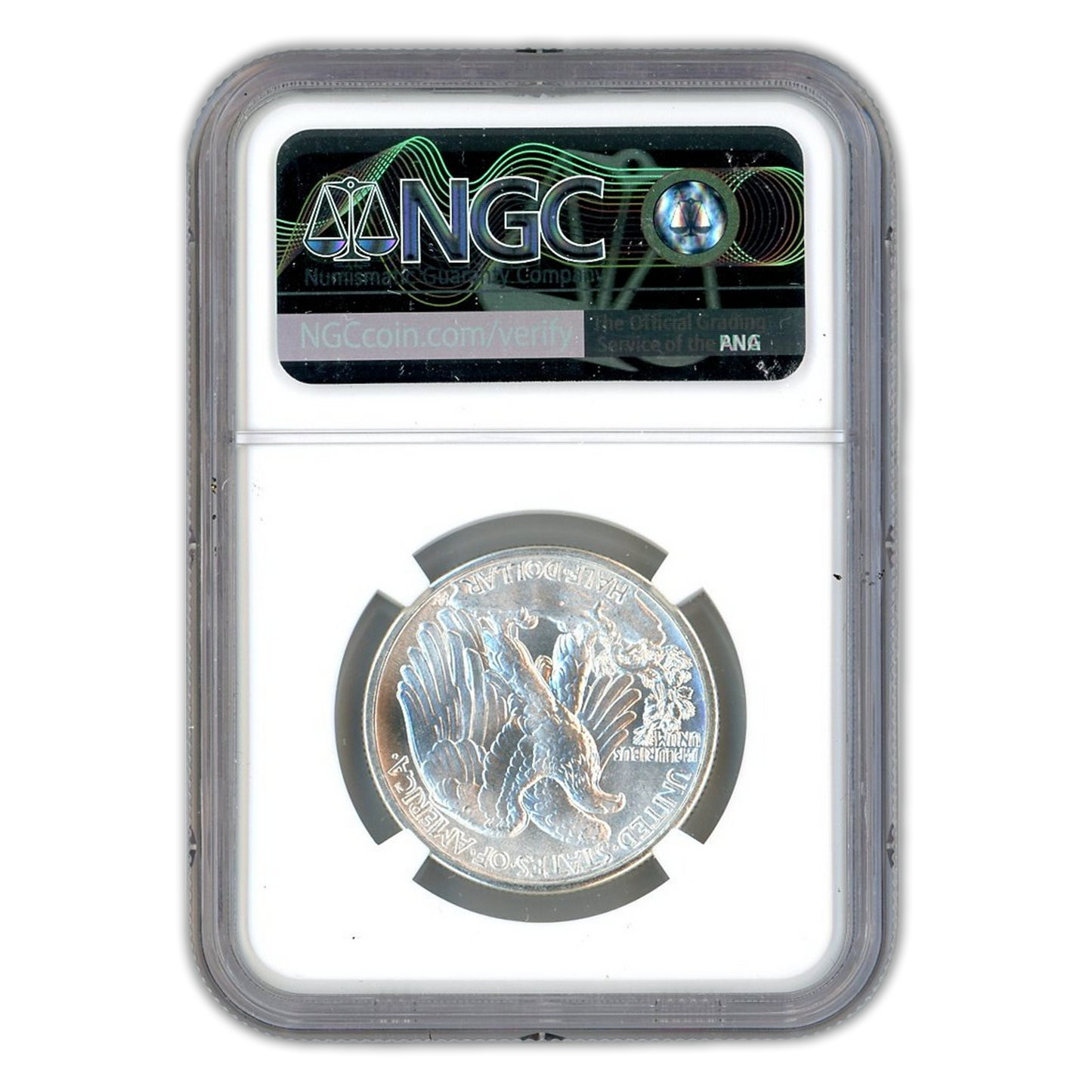 1939 Walking Liberty Silver Half Dollar - NGC MS66 Sight White