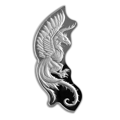 2023 Solomon Islands Silver Phoenix & Dragon 2 pc. Coin Set