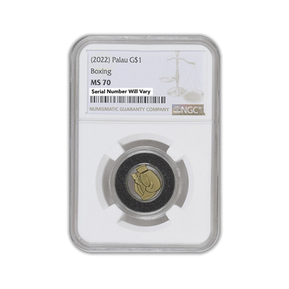 2022 Palau Boxing 0.5 gram Gold - NGC MS70 - CoinsTV