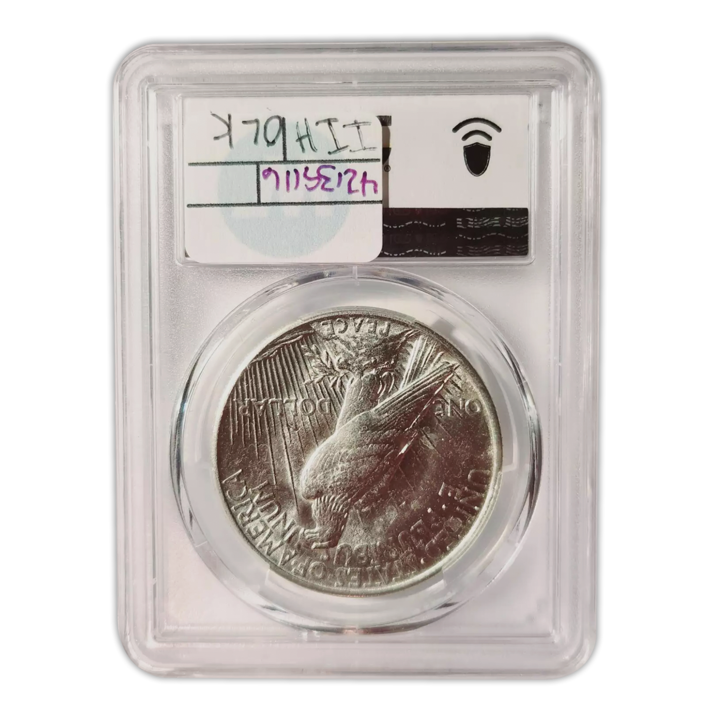 1921 Peace Silver Dollar Philadelphia - PCGS MS62 Sight White High Relief