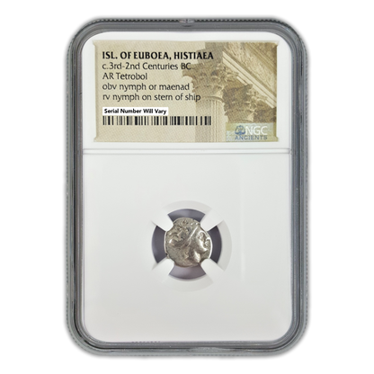 3rd-2nd Centuries BC - Tetrobol of Histiaea - Ancient Silver Greece - NGC High Grade