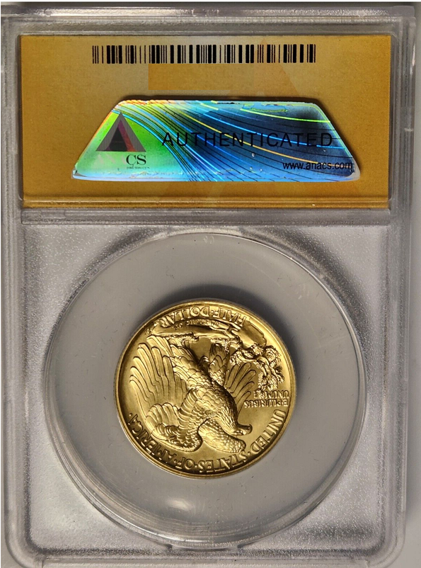 2016 Walking Liberty Centennial Gold Half Dollar - ANACS SP70