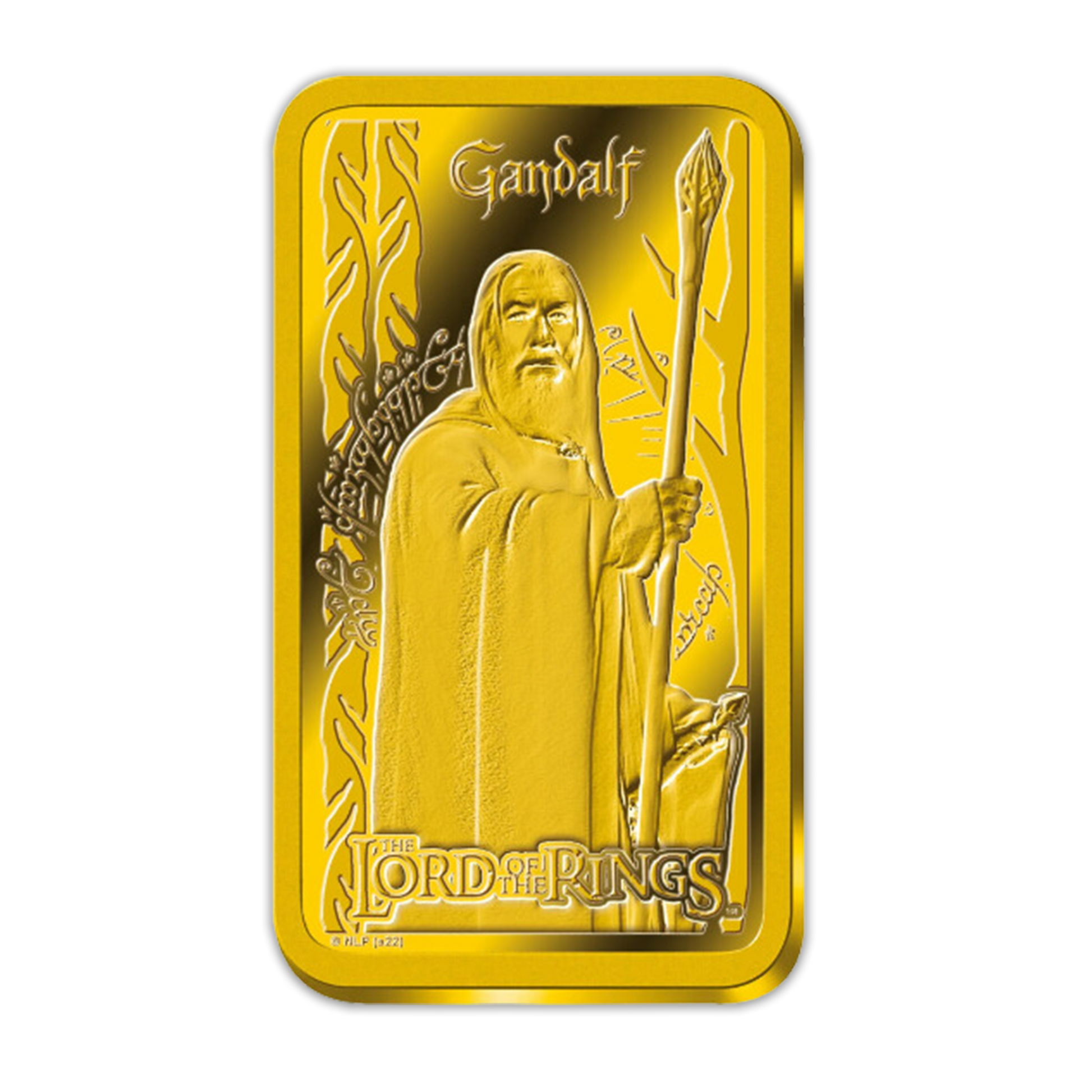 2022 Lord of the Rings - Gandalf - 0.5 gram Gold Bar - CoinsTV