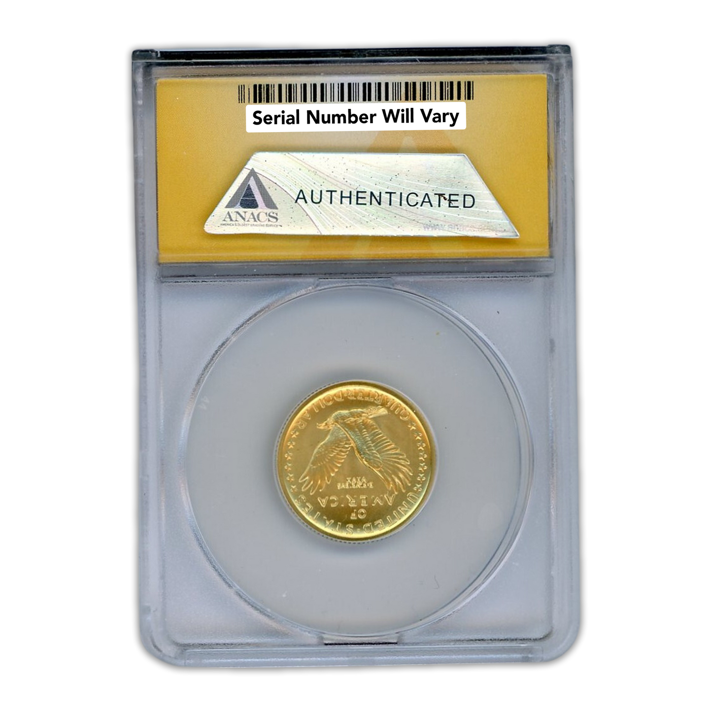 2016 Standing Liberty Quarter .9999 Gold - 1/4 oz ANACS SP70