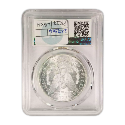 1879-S Morgan Silver Dollar San Francisco Reverse of 1878 - CAC - PCGS MS63 Sight White