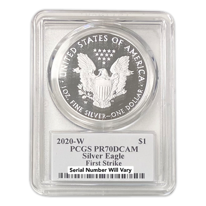 2020 Silver Eagle General Casey - First Strike - PCGS PF70DCAM