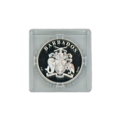 2020 1 oz Barbados Flamingo Silver Proof