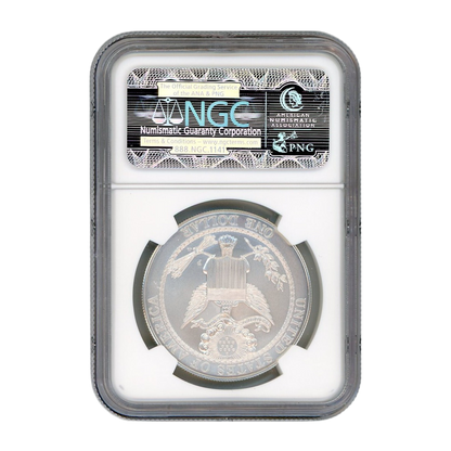 2008 Bald Eagle Silver Dollar - NGC MS70