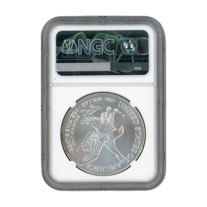 2023 American Silver Eagle - Mint Error- Rim Break- NGC MS69 First Day of Issue