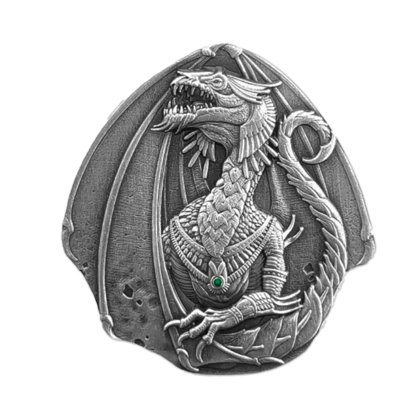2023 1 oz Fiji Dragons of the World - Egyptian Dragon Silver - CoinsTV