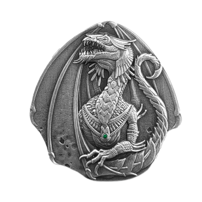 2023 1 oz Fiji Dragons of the World - Egyptian Dragon Silver - CoinsTV