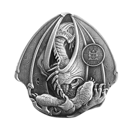 2023 1 oz Fiji Dragons of the World - Egyptian Dragon Silver - CoinsTV
