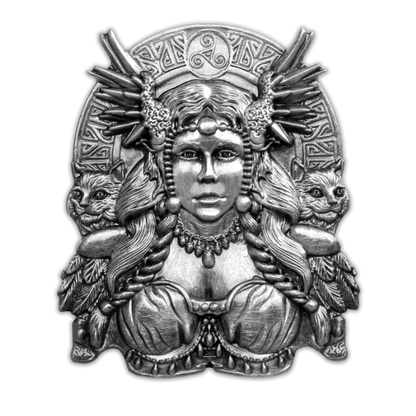 2022 Ghana Norse Gods - Freya Silver Plated - CoinsTV
