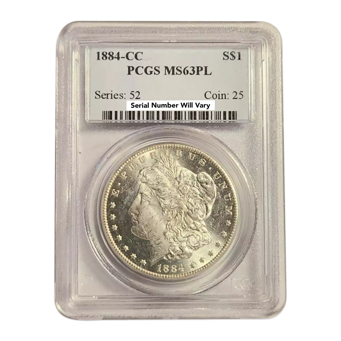 1884-CC Morgan Silver Dollar Carson City - PCGS MS63PL