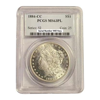 1884-CC Morgan Silver Dollar Carson City - PCGS MS63PL