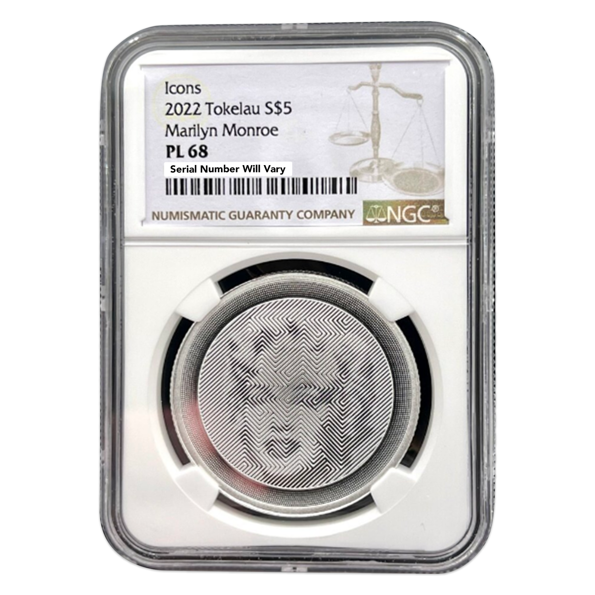 2022 Marilyn Monroe Tokelau- NGC MS68 PL - CoinsTV
