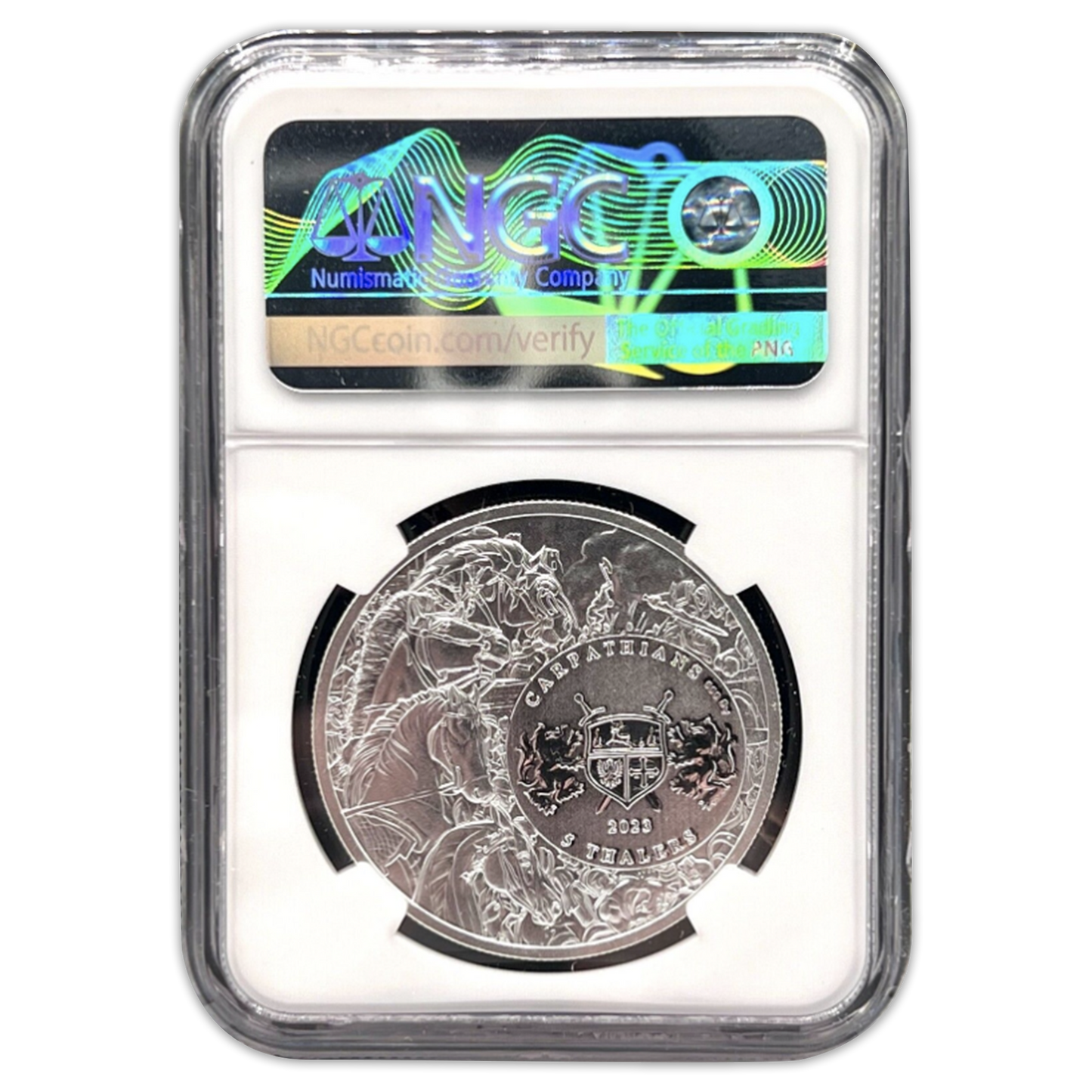 2023 Carpathian Four Horsemen of the Apocalypse - White Horse - NGC MS70 - CoinsTV
