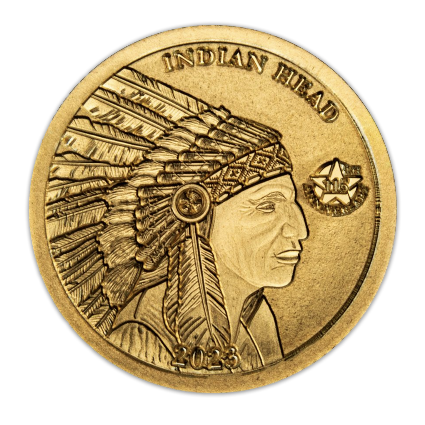 2023 Gold Indian Head - 0.5 gram Gold Proof