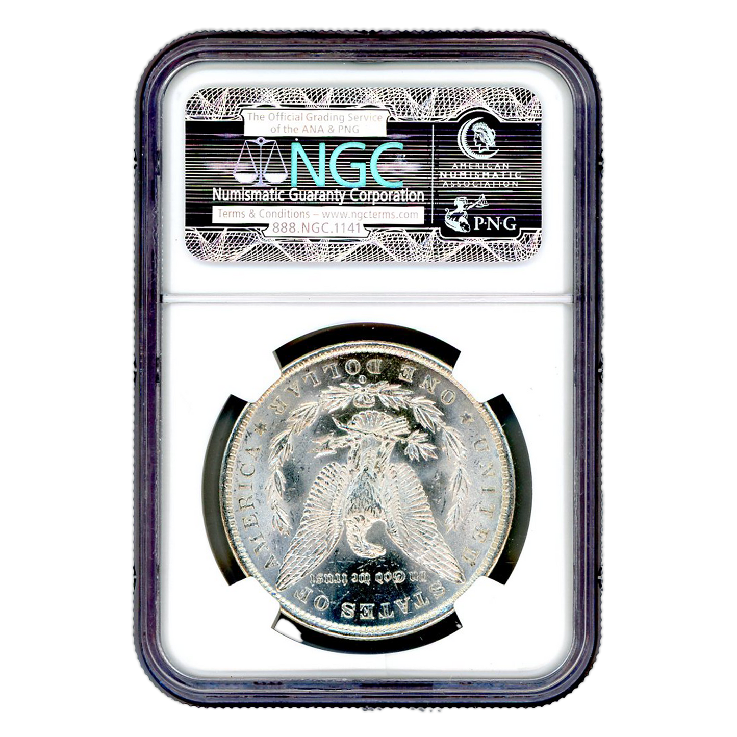 1884 O Morgan Silver Dollar New Orleans - NGC MS64 Sight White